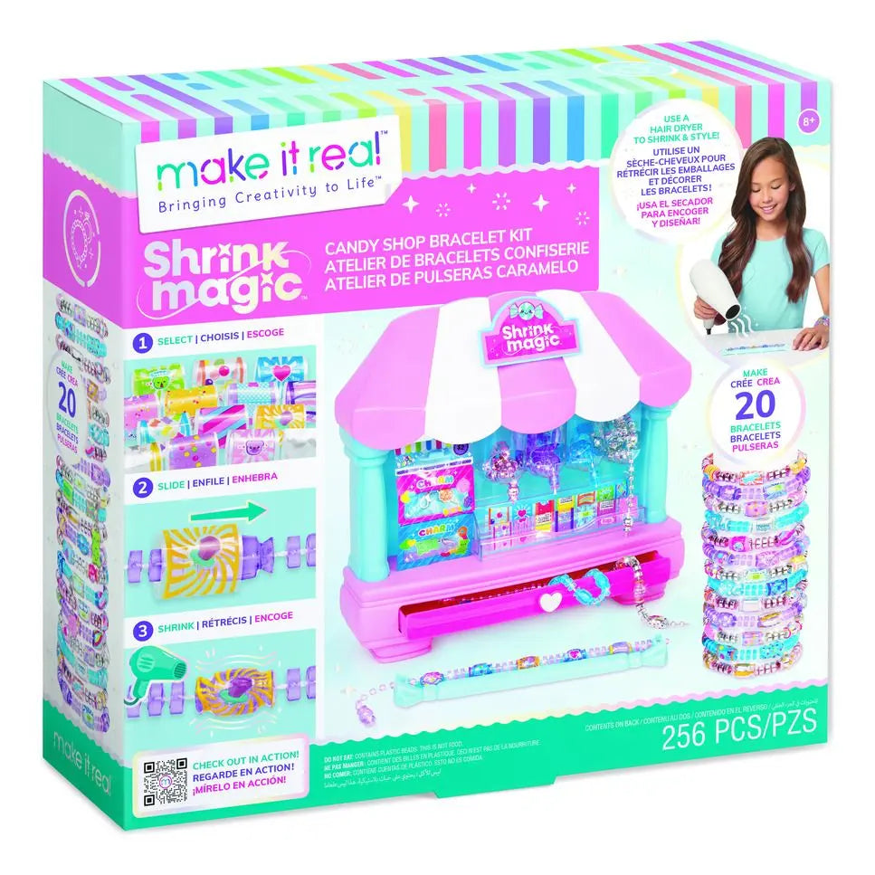 Make It Real Shrink Magic Candy Shop Bracelet Kit Make It Real