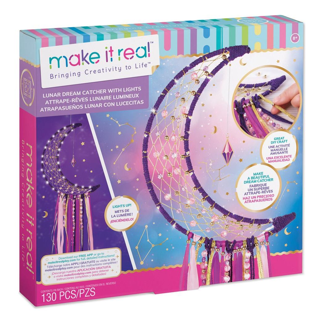 Make It Real Lunar Dream Catcher With Lights Make It Real