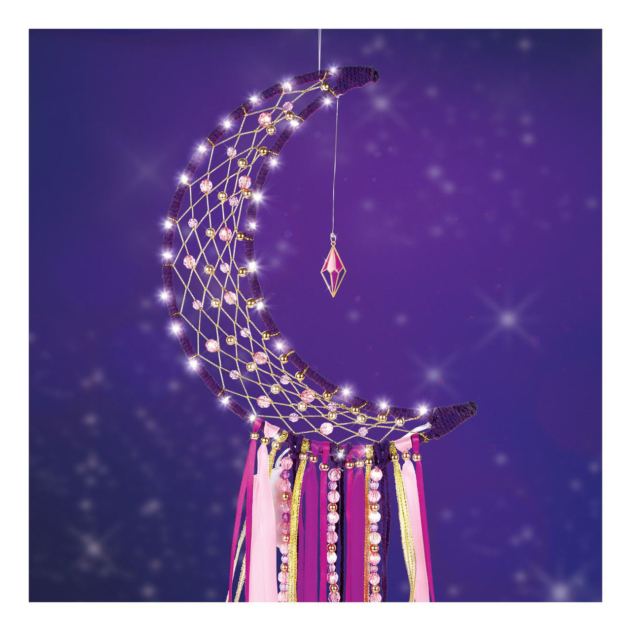 Make It Real Lunar Dream Catcher With Lights Make It Real