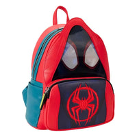 Thumbnail for Marvel by Loungefly Backpack Spider-Verse Miles Morales Hoodie Cosplay Loungefly
