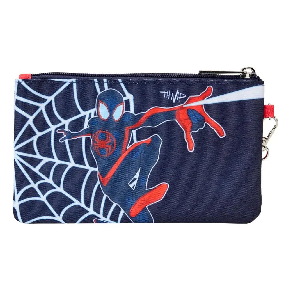 Marvel by Loungefly Wallet Spider-Verse Miles Morales AOP Wristlet Loungefly