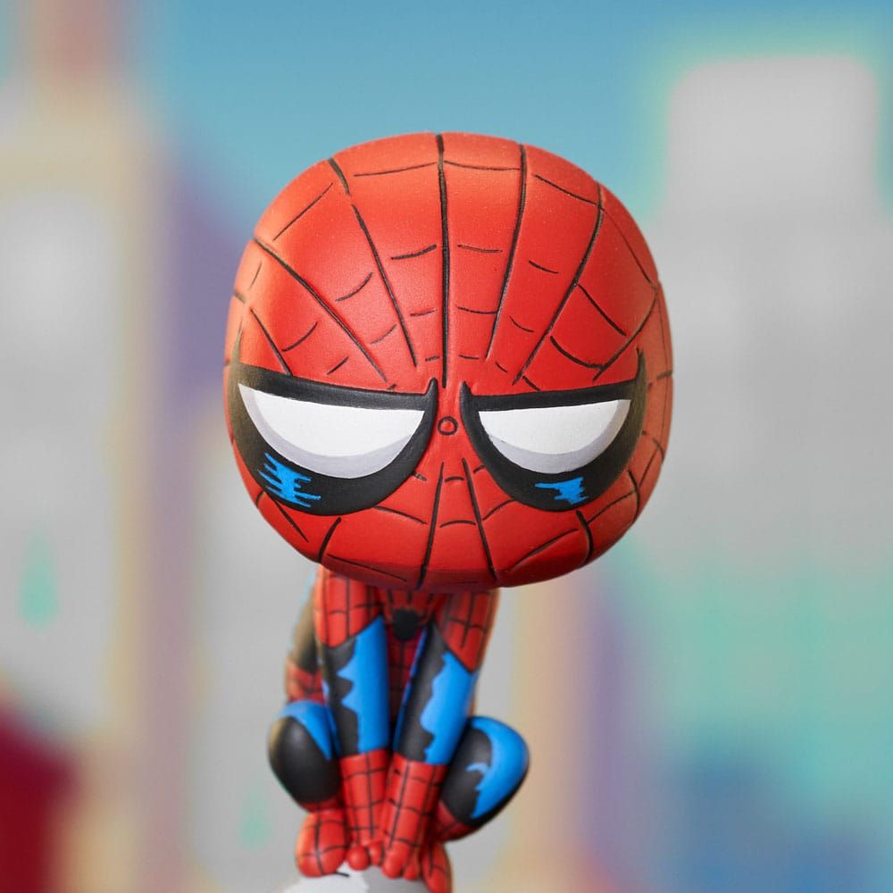 Marvel Animated Statue Spider-Man on Chimney 15 cm Diamond Select Toys