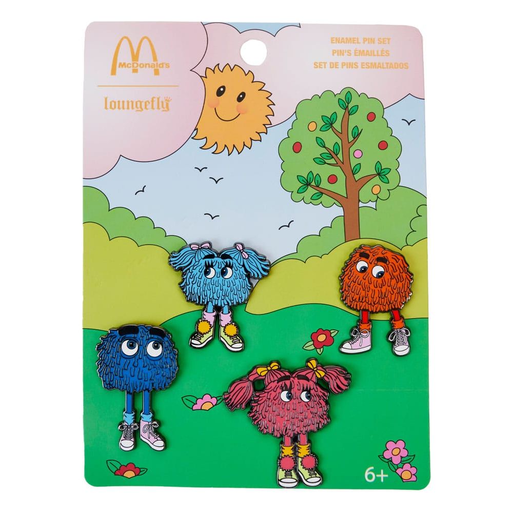 McDonalds by Loungefly Enamel Pins 4-Set Fry Gang 3 cm Loungefly