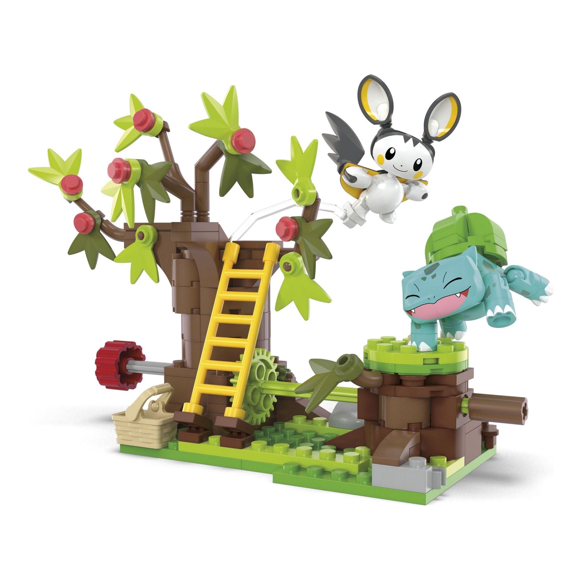 Mega Bloks Pokemon - Emolga and Bulbasaur Charming Woods Mega
