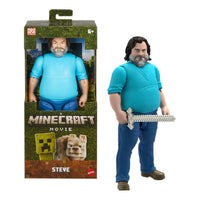 Thumbnail for Minecraft Movie Large Figure - Steve