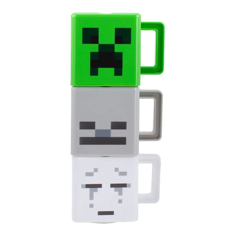 Minecraft: Set of 3 Stacking Mugs Paladone