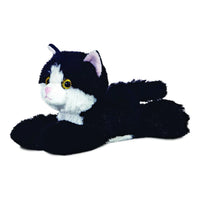 Thumbnail for Mini Flopsies Black and White Cat 8