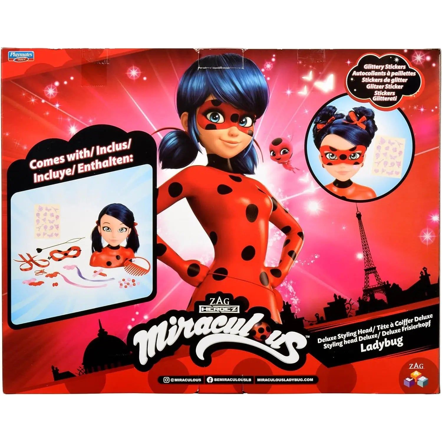 Miraculous IMC Toys Ladybug Deluxe Styling Head 