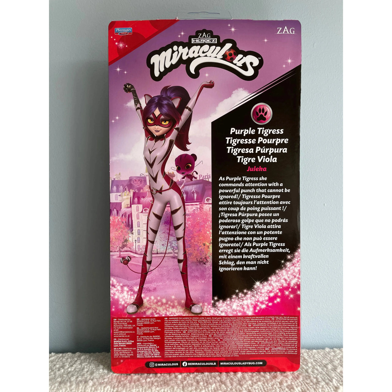 Miraculous Ladybug Purple Tigress Fashion Doll Miraculous Ladybug