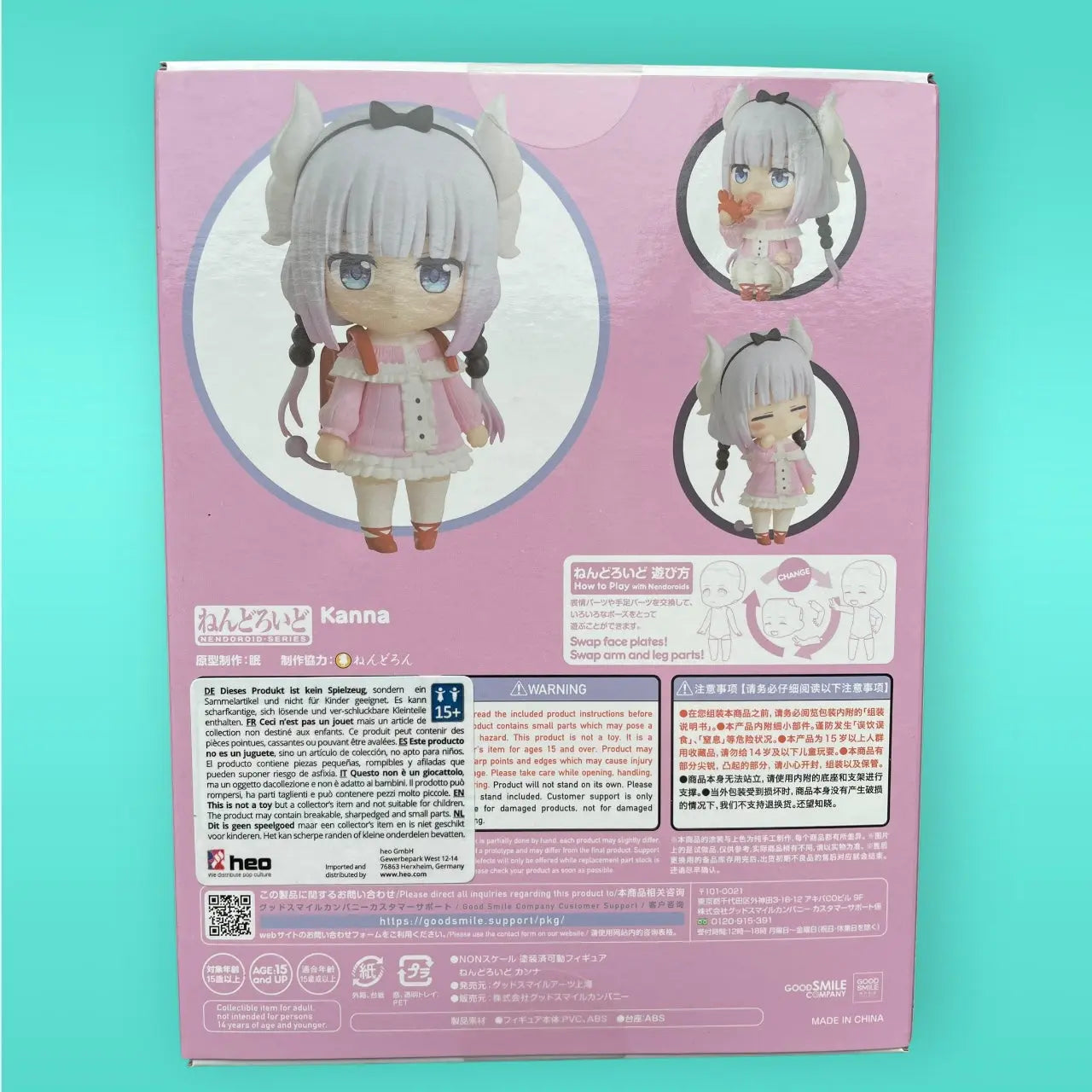 Miss Kobayashi's Dragon Maid Nendoroid Action Figure Kanna 10 cm Good Smile Company