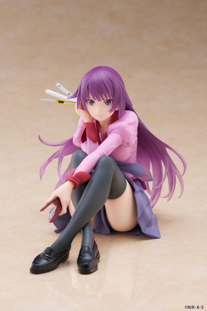 Monogatari PVC Statue Desktop Cute Figure Hitagi Senjougahara 13 cm