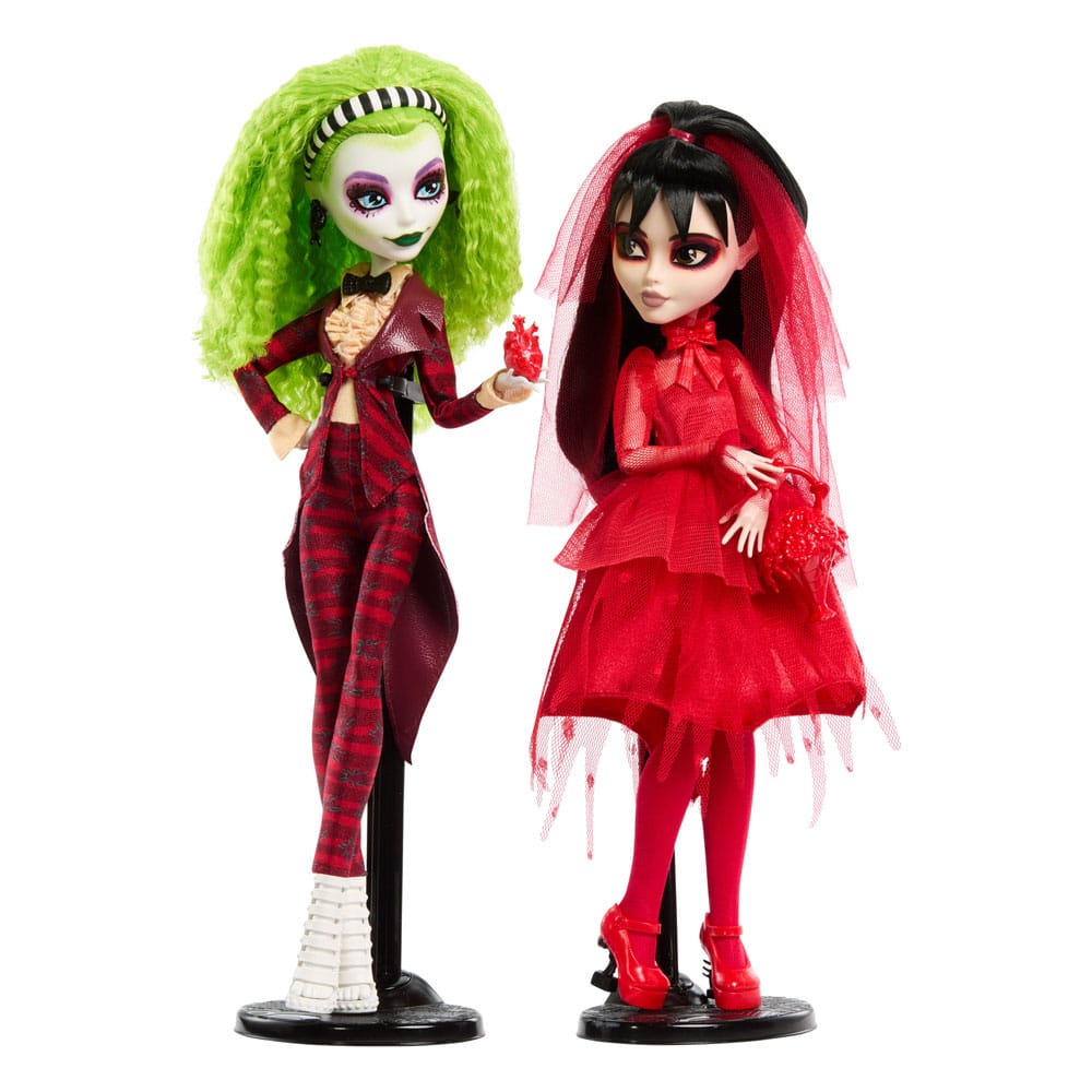 Monster High Beetlejuice Skullector Doll 2-Pack Betelgeuse & Lydia - Unicorn & Punkboi