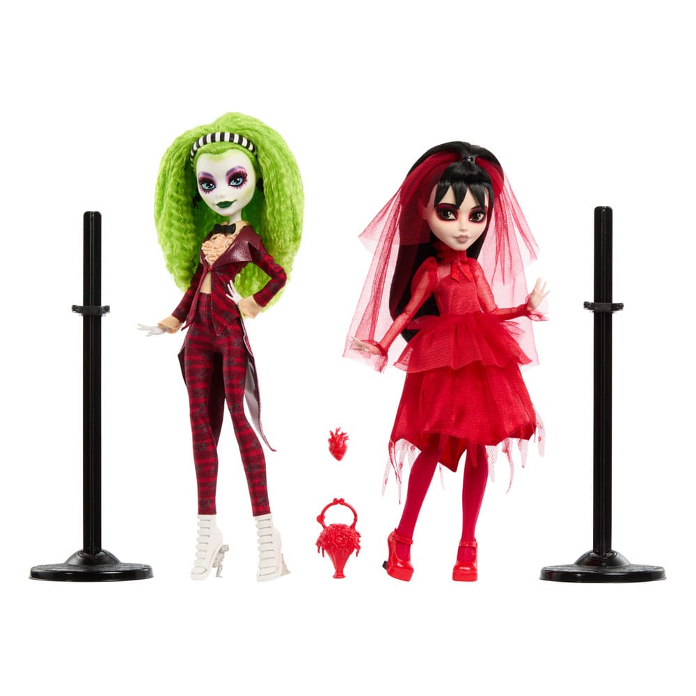 Monster High Beetlejuice Skullector Doll 2-Pack Betelgeuse & Lydia - Unicorn & Punkboi