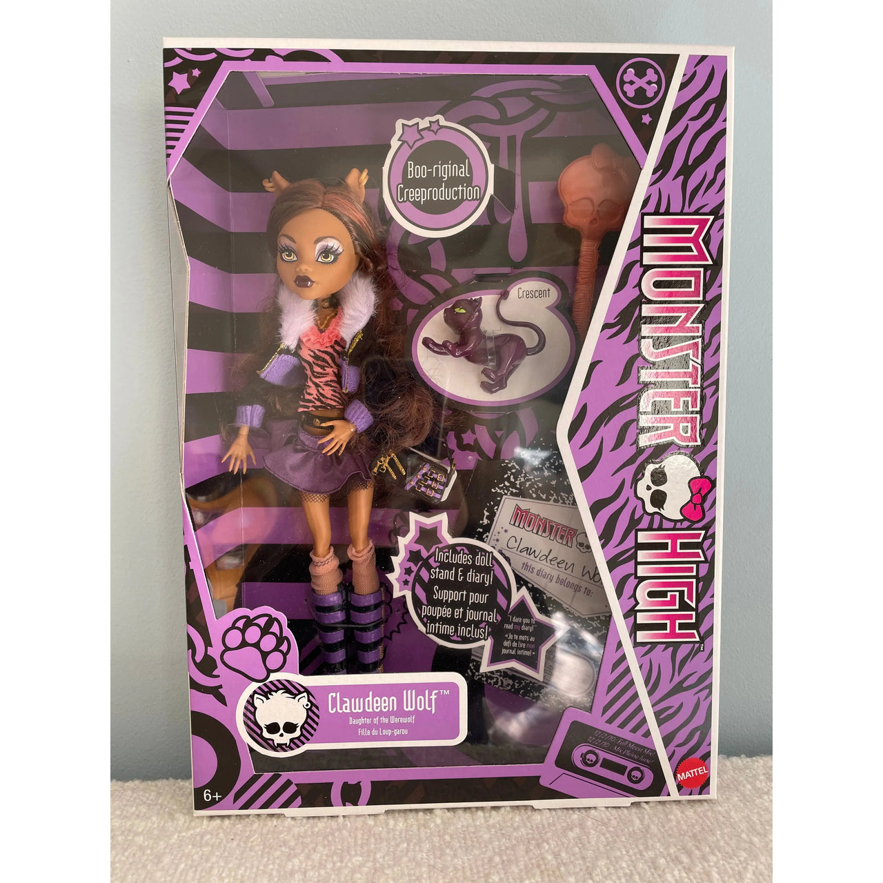 Monster High Boo-riginal Creeproduction Clawdeen Wolf Doll Monster High