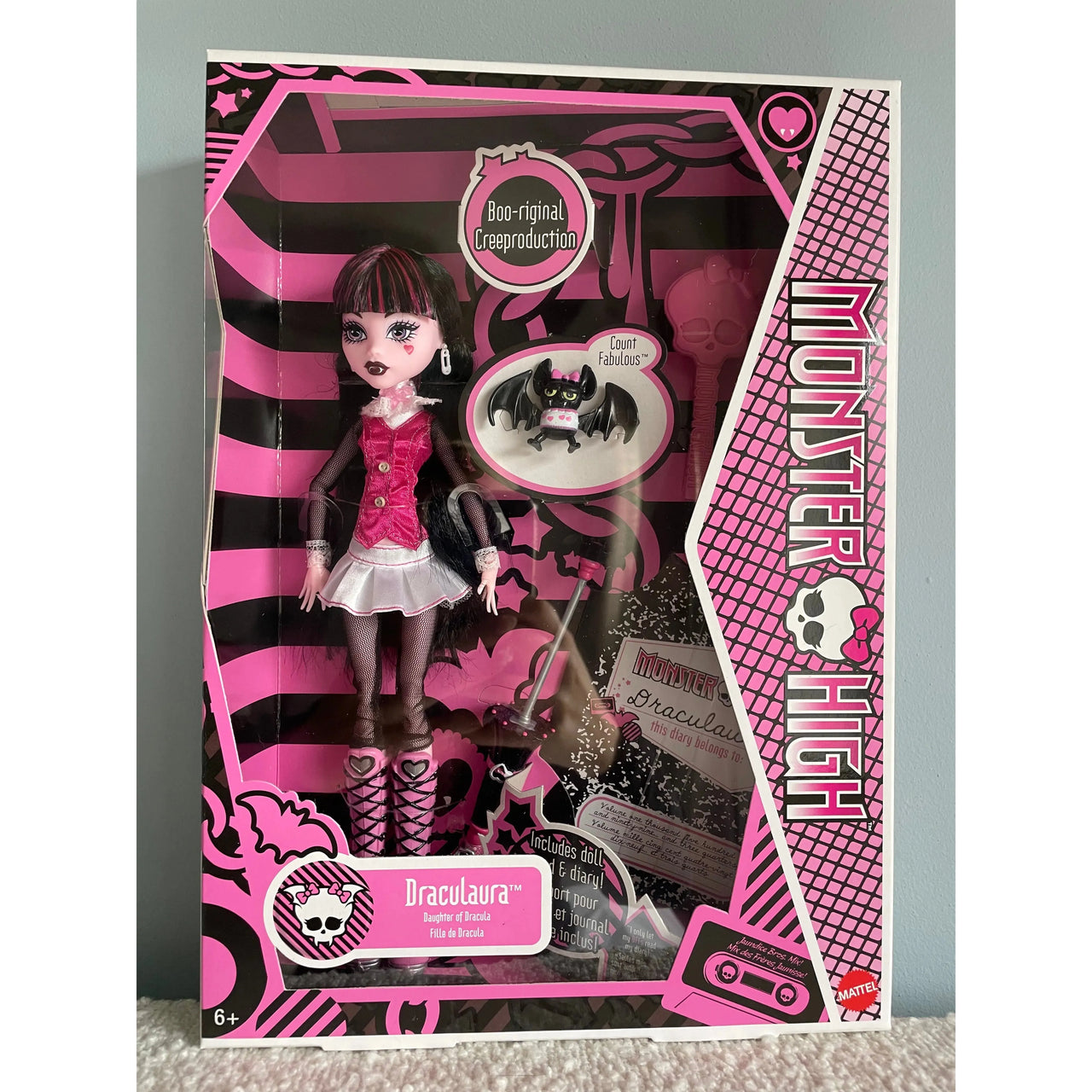 Monster High Boo-riginal Creeproduction Draculaura Doll Monster High