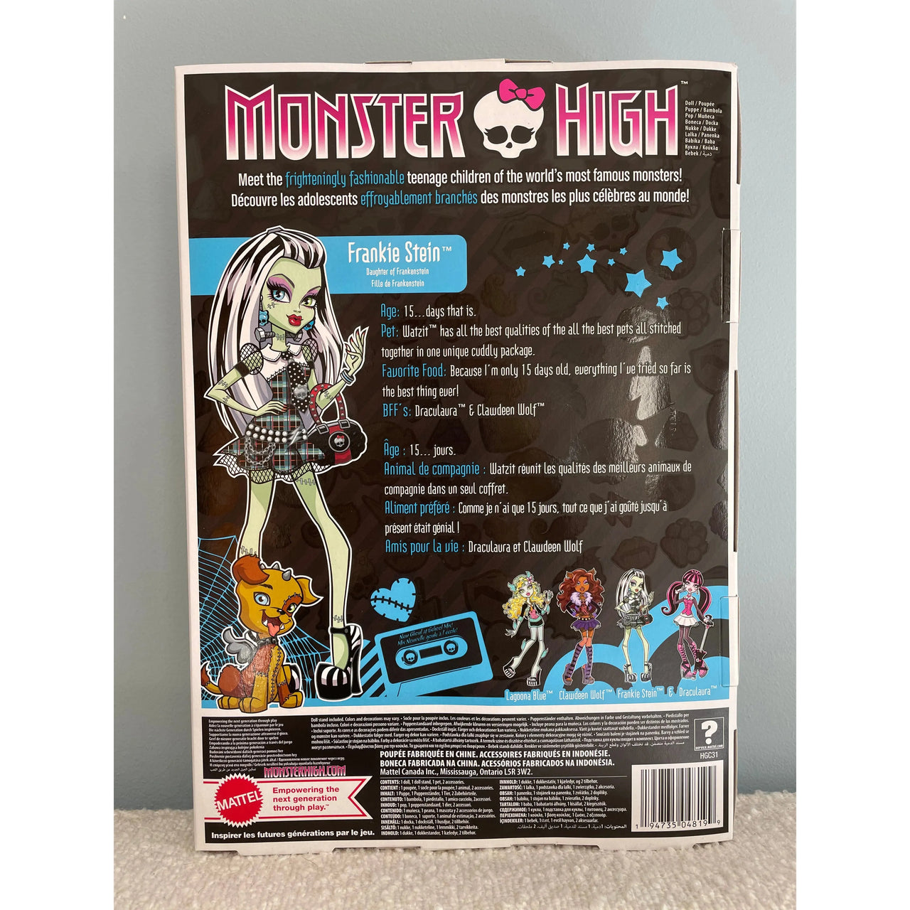 Monster High Boo-riginal Creeproduction Frankie Stein Doll Monster High