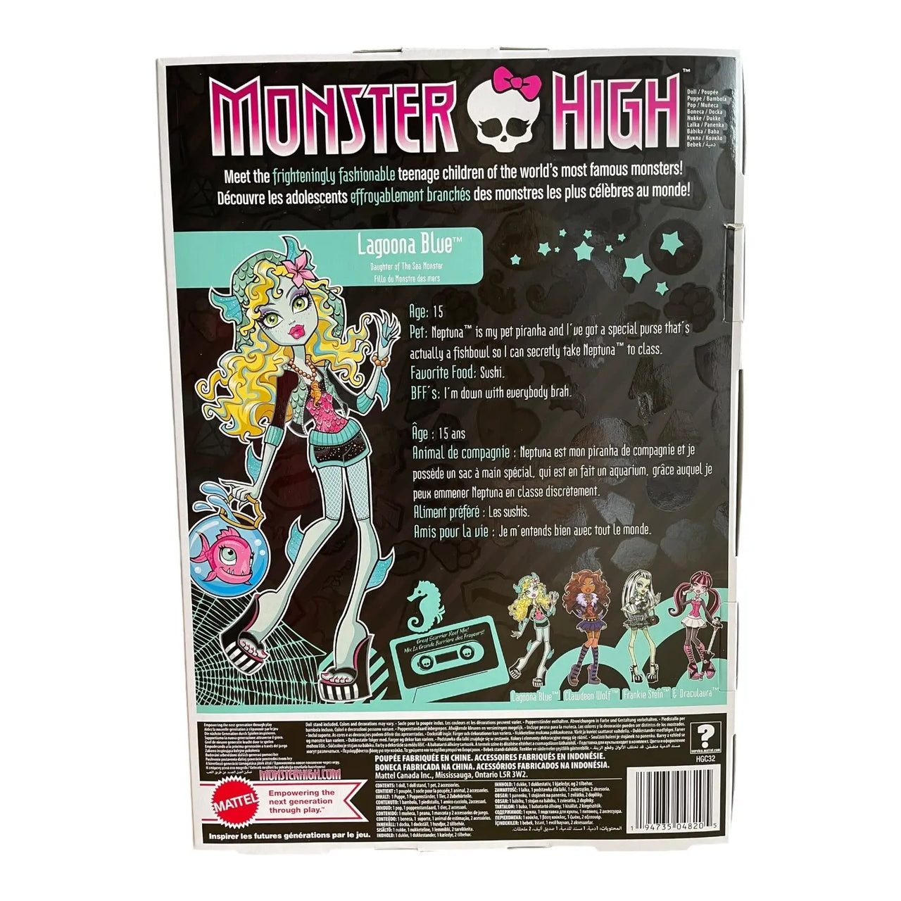 Monster High Boo-riginal Creeproduction Lagoona Blue Doll Monster High