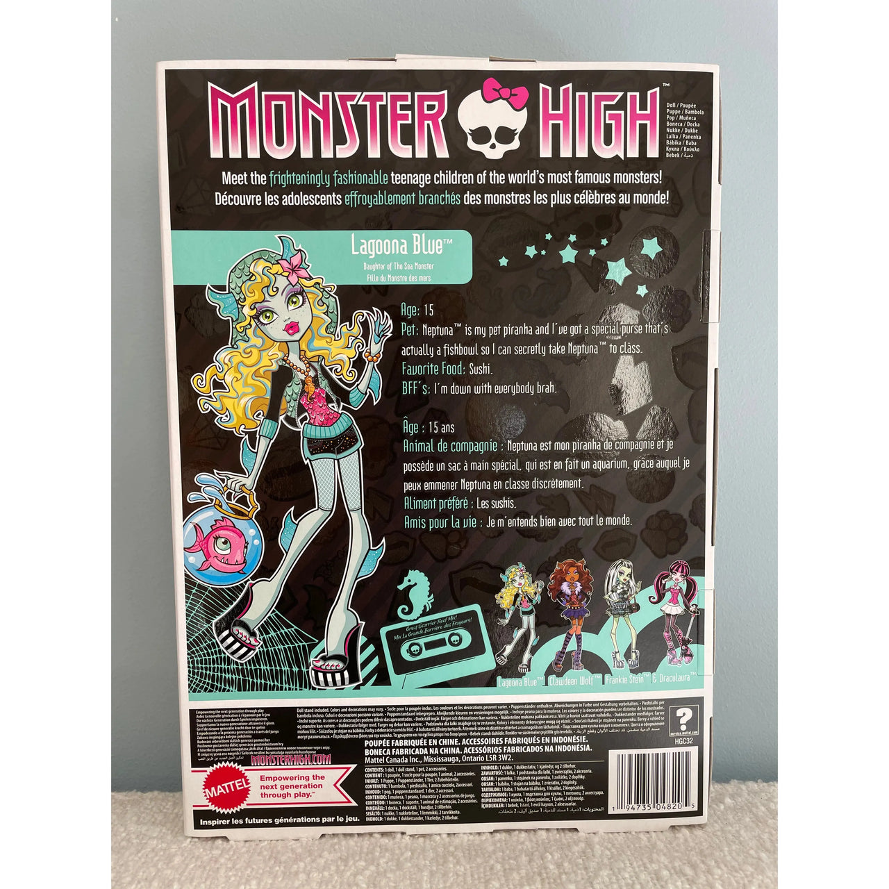 Monster High Boo-riginal Creeproduction Lagoona Blue Doll Monster High