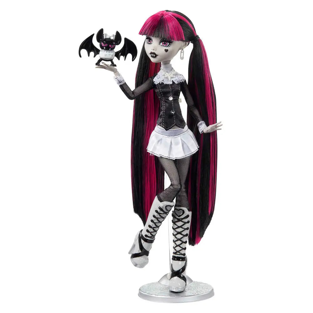 Monster High Reel Drama Draculaura Doll - Unicorn & Punkboi