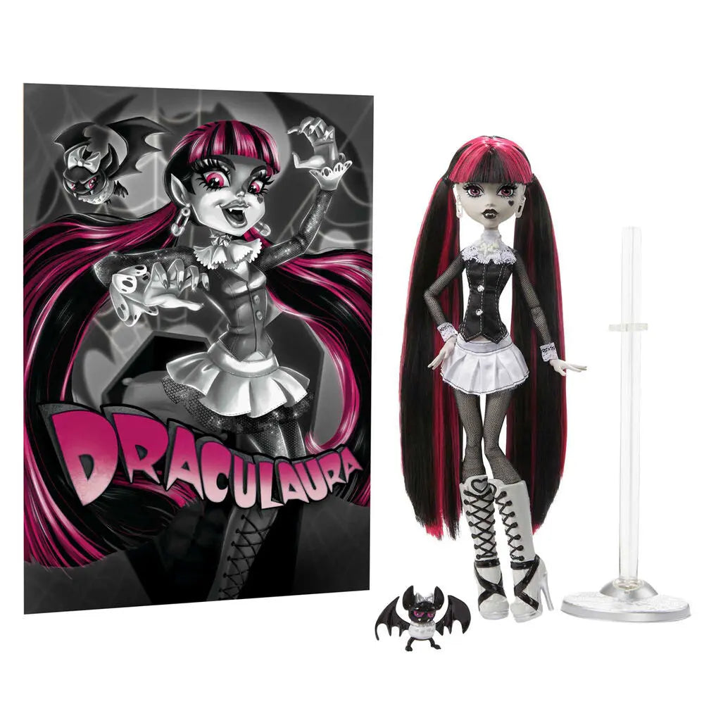 Monster High Reel Drama Draculaura Doll - Unicorn & Punkboi