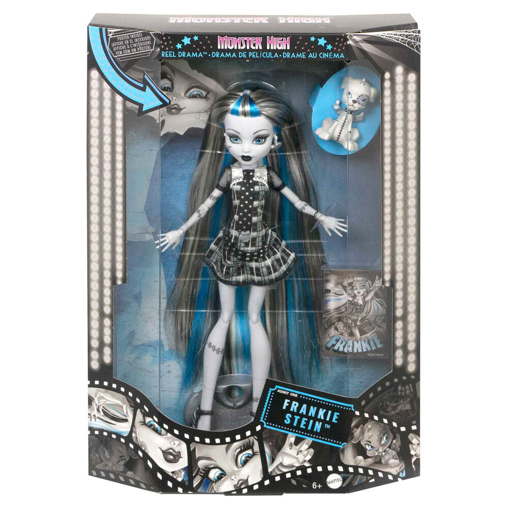 Monster High Reel Drama Frankie Stein Doll - Unicorn & Punkboi