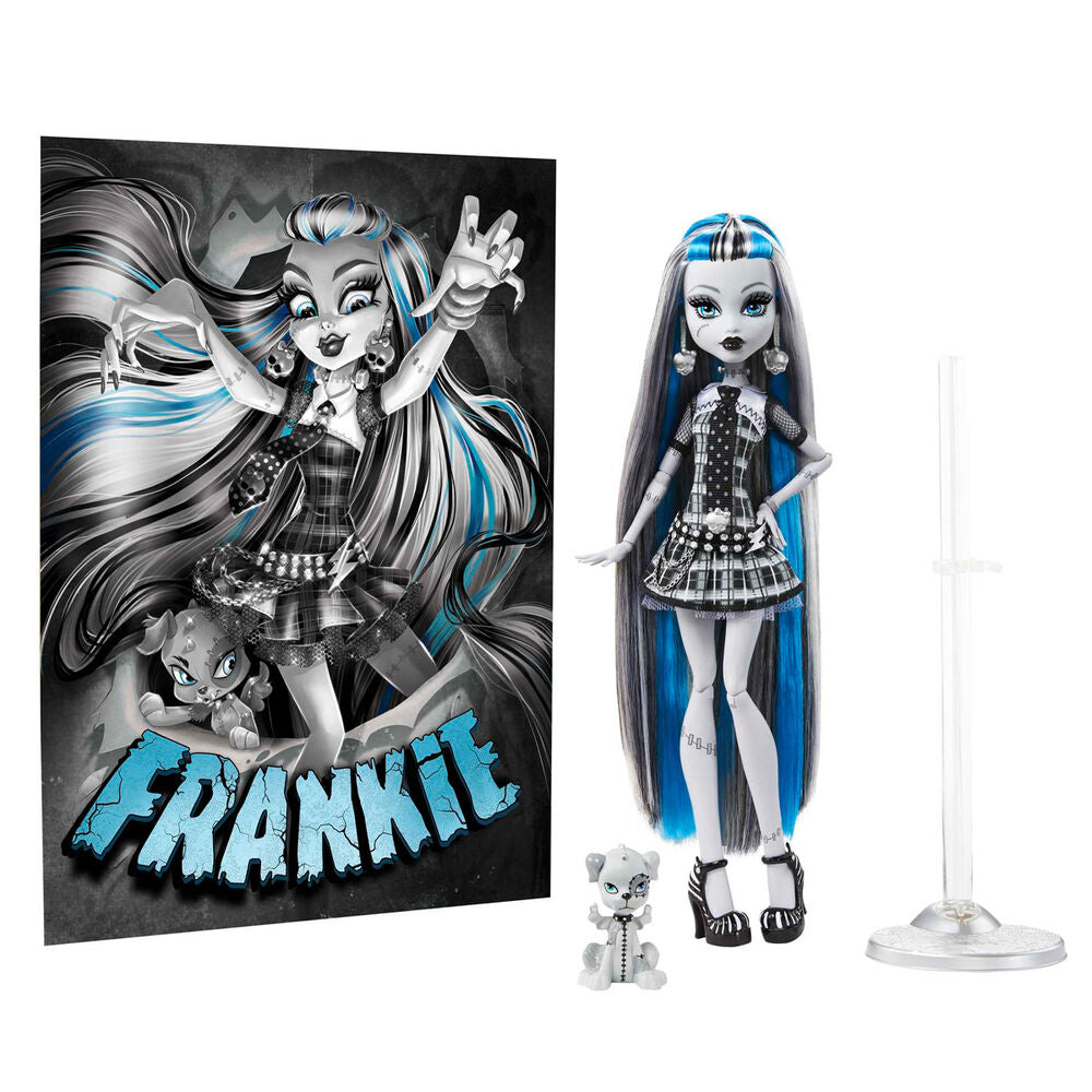 Monster High Reel Drama Frankie Stein Doll - Unicorn & Punkboi