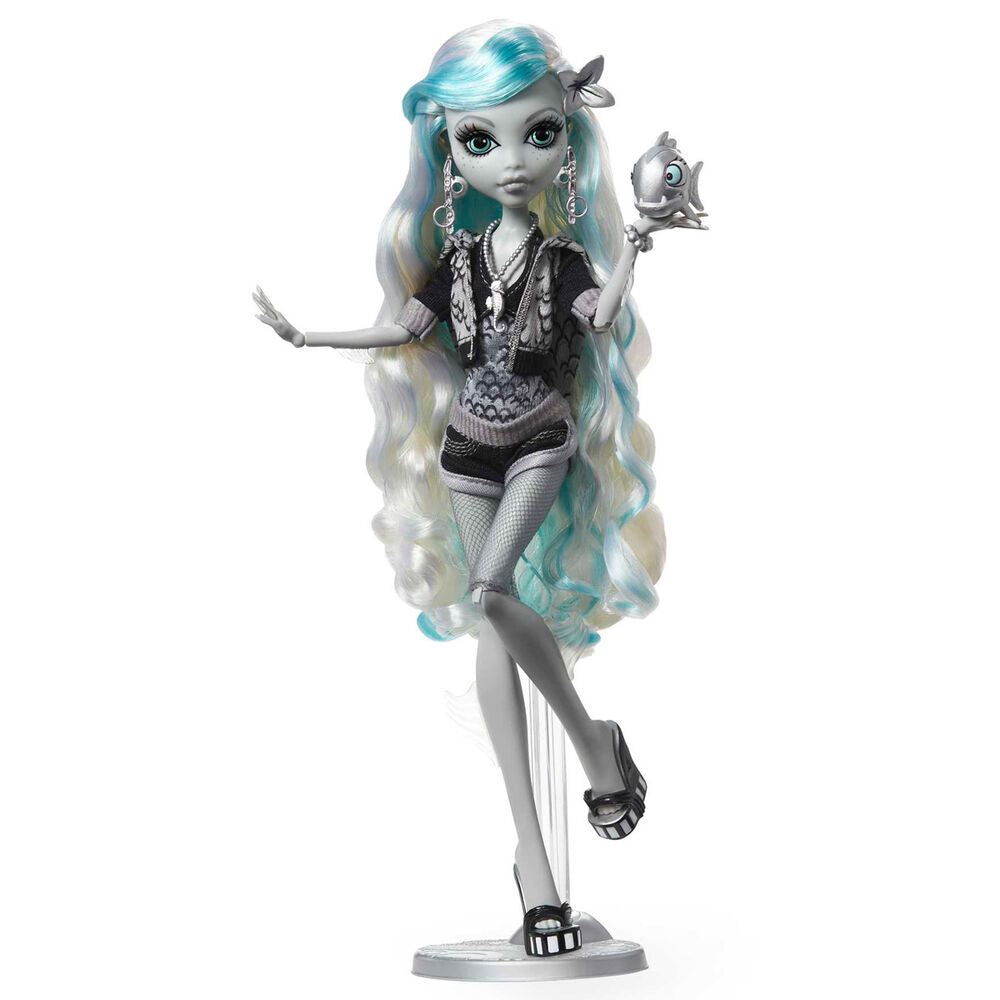 Monster High Reel Drama Lagoona Blue Doll - Unicorn & Punkboi