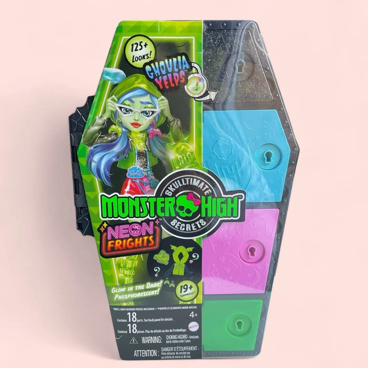 Monster High Skulltimate Secrets Neon Frights Series 3 Ghoulia Yelps Doll Monster High