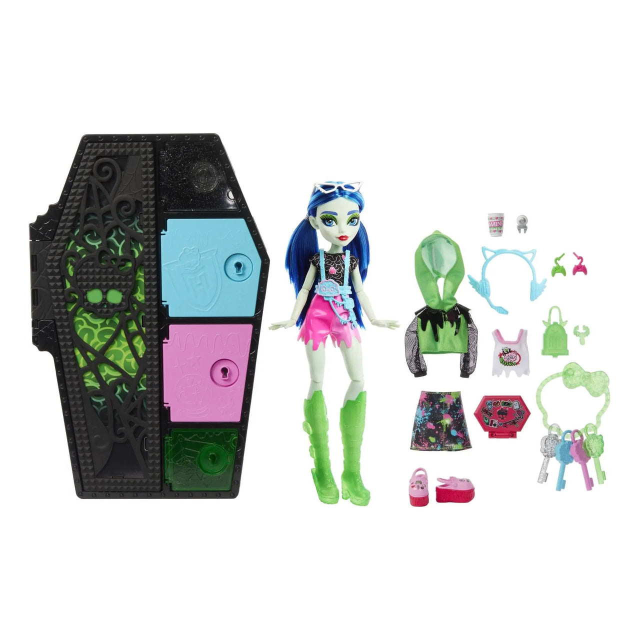 Monster High Skulltimate Secrets Neon Frights Series 3 Ghoulia Yelps Doll most