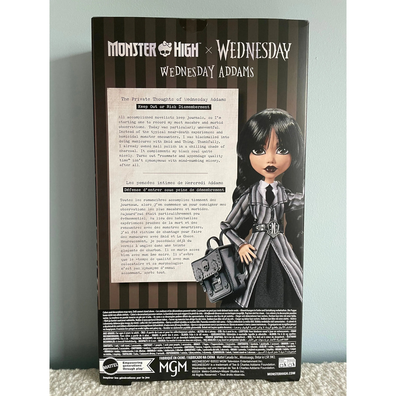 Monster High x Wednesday: Wednesday Addams Doll Monster High