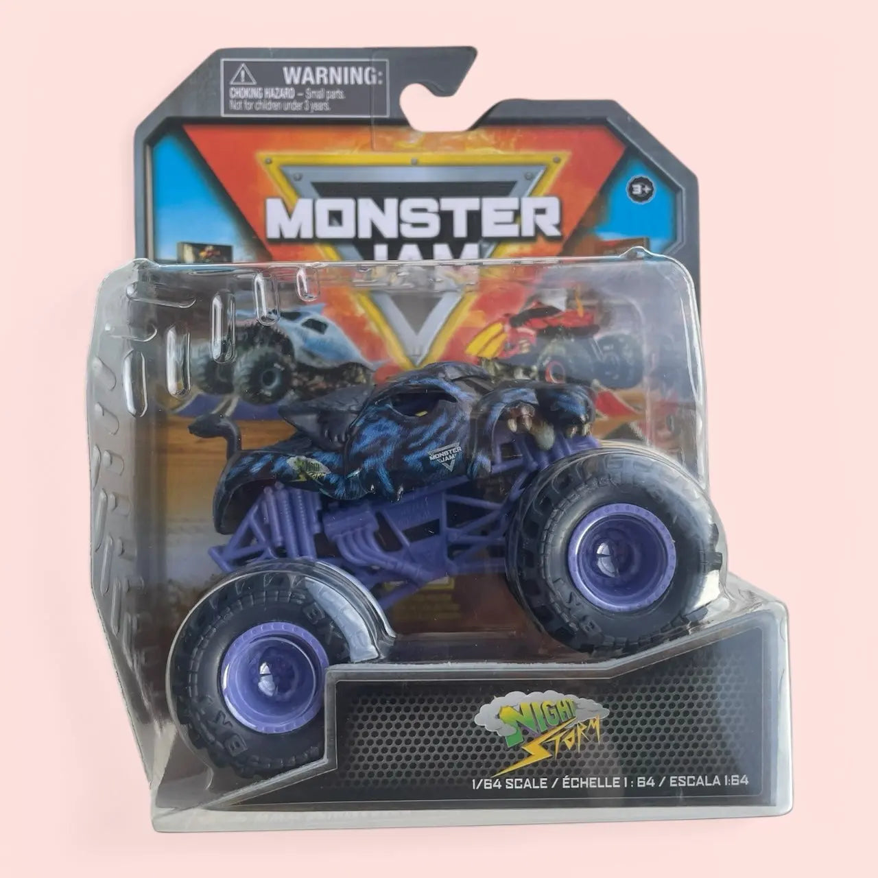 Monster Jam Die-Cast Vehicle 1:64 Scale - Series 36 - Night Storm Monster Jam