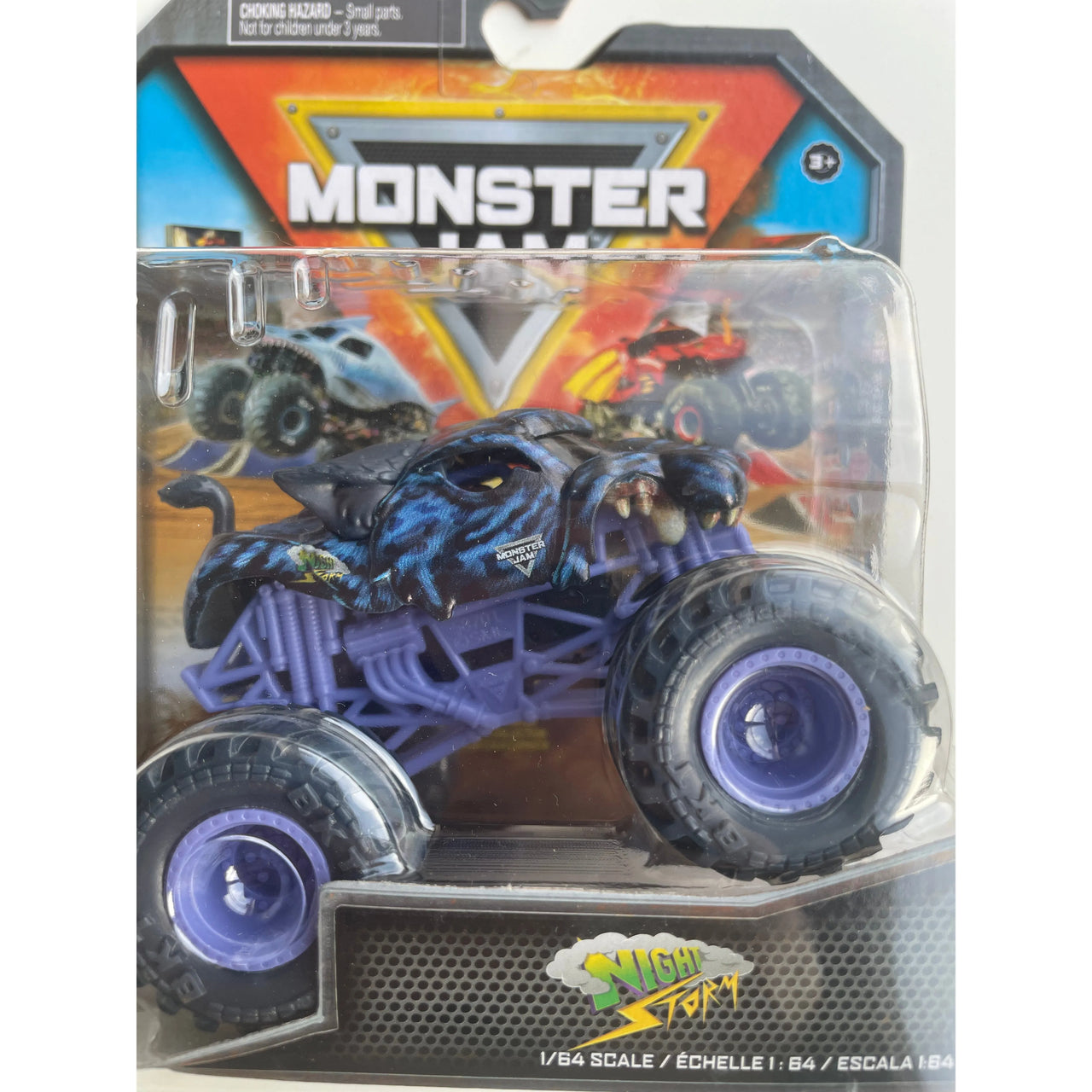 Monster Jam Die-Cast Vehicle 1:64 Scale - Series 36 - Night Storm Monster Jam