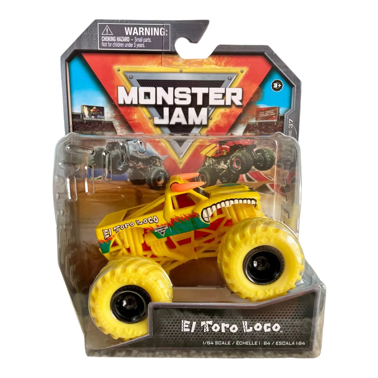 Monster Jam Die-Cast Vehicle 1:64 Scale - Series 37 - El Toro Loco Monster Jam