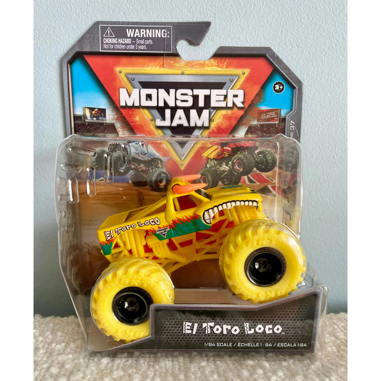 Monster Jam Die-Cast Vehicle 1:64 Scale - Series 37 - El Toro Loco Monster Jam