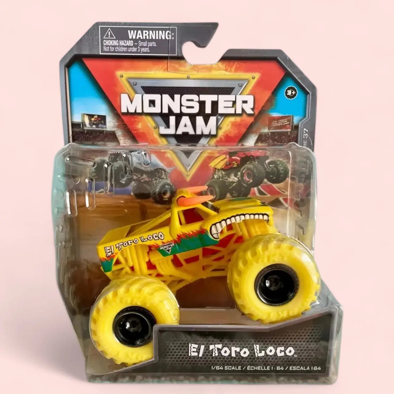 Monster Jam Die-Cast Vehicle 1:64 Scale - Series 37 - El Toro Loco Monster Jam