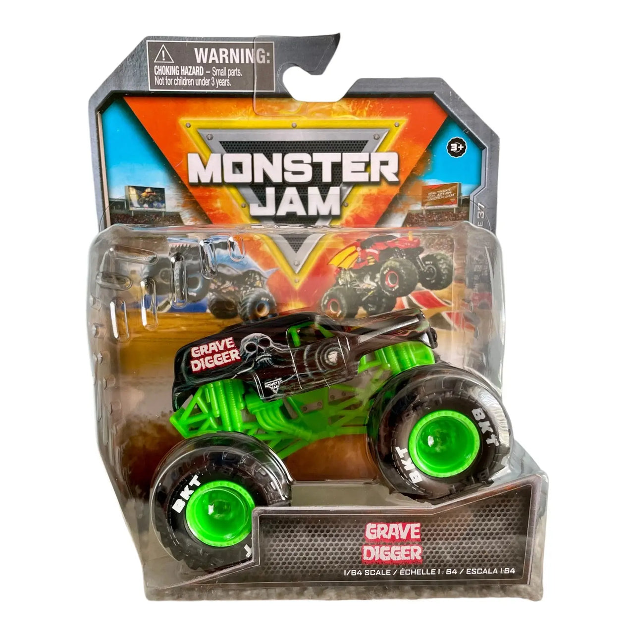 Monster Jam Die-Cast Vehicle 1:64 Scale - Series 37 - Grave Digger Monster Jam