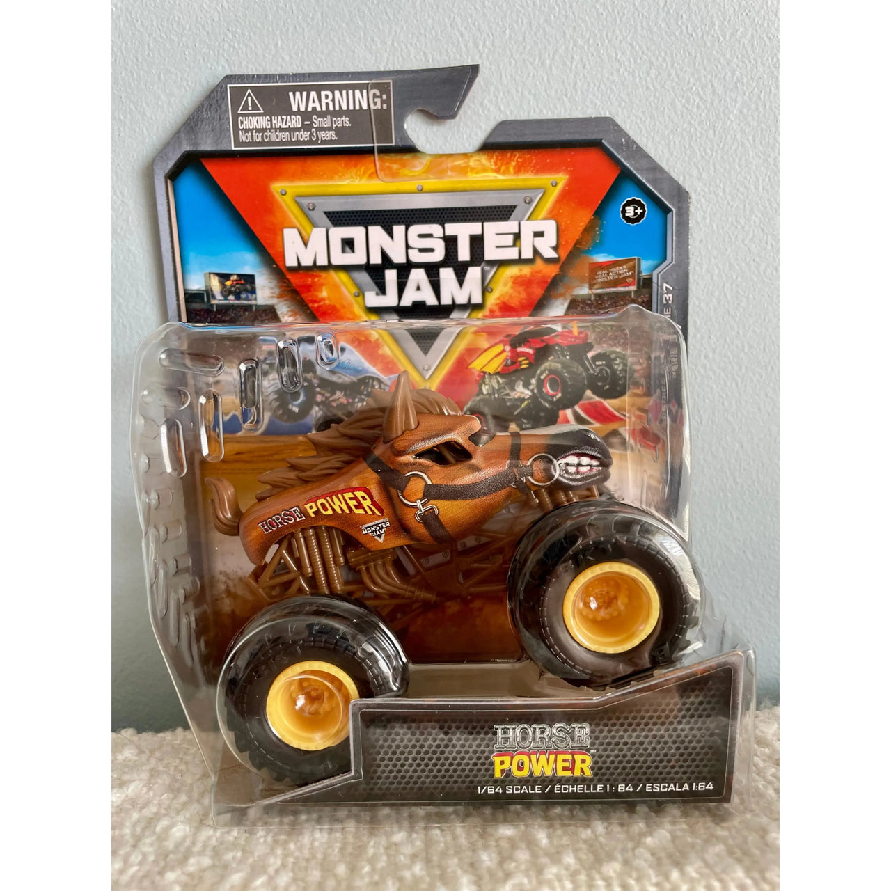 Monster Jam Die-Cast Vehicle 1:64 Scale - Series 37 - Horse Power Monster Jam