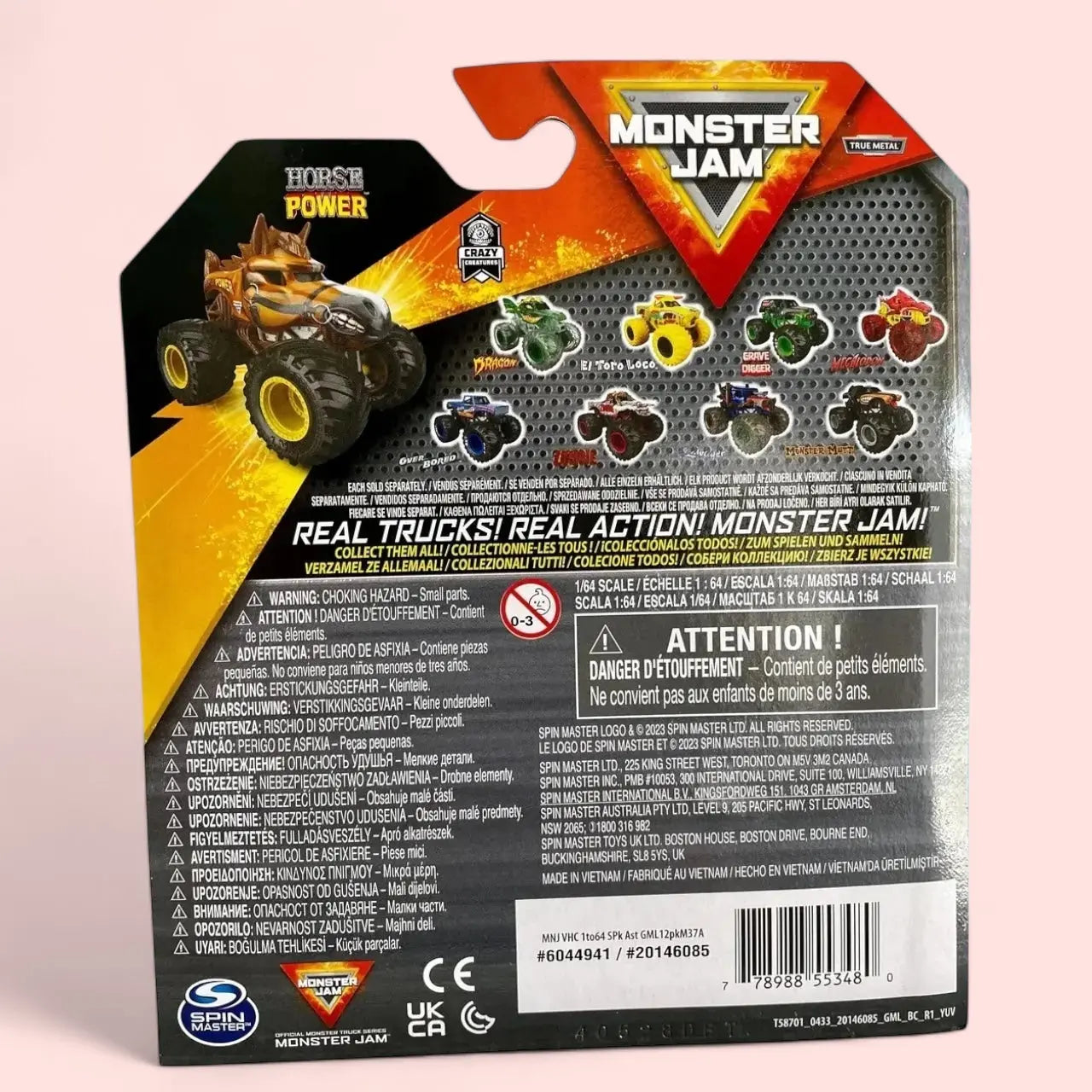 Monster Jam Die-Cast Vehicle 1:64 Scale - Series 37 - Horse Power Monster Jam