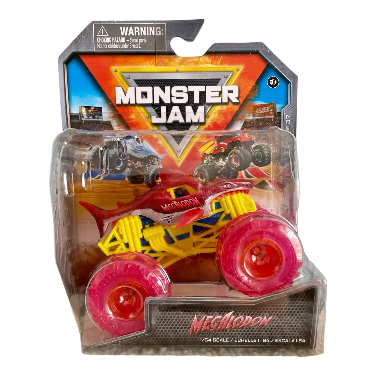 Monster Jam Die-Cast Vehicle 1:64 Scale - Series 37 - Megalodon Monster Jam