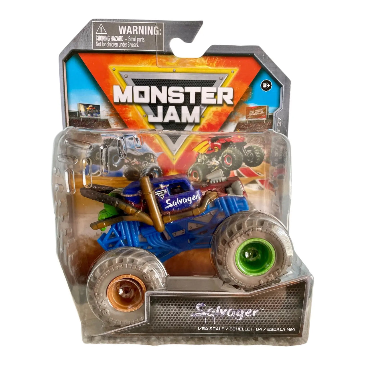 Monster Jam Die-Cast Vehicle 1:64 Scale - Series 37 - Salvager Monster Jam