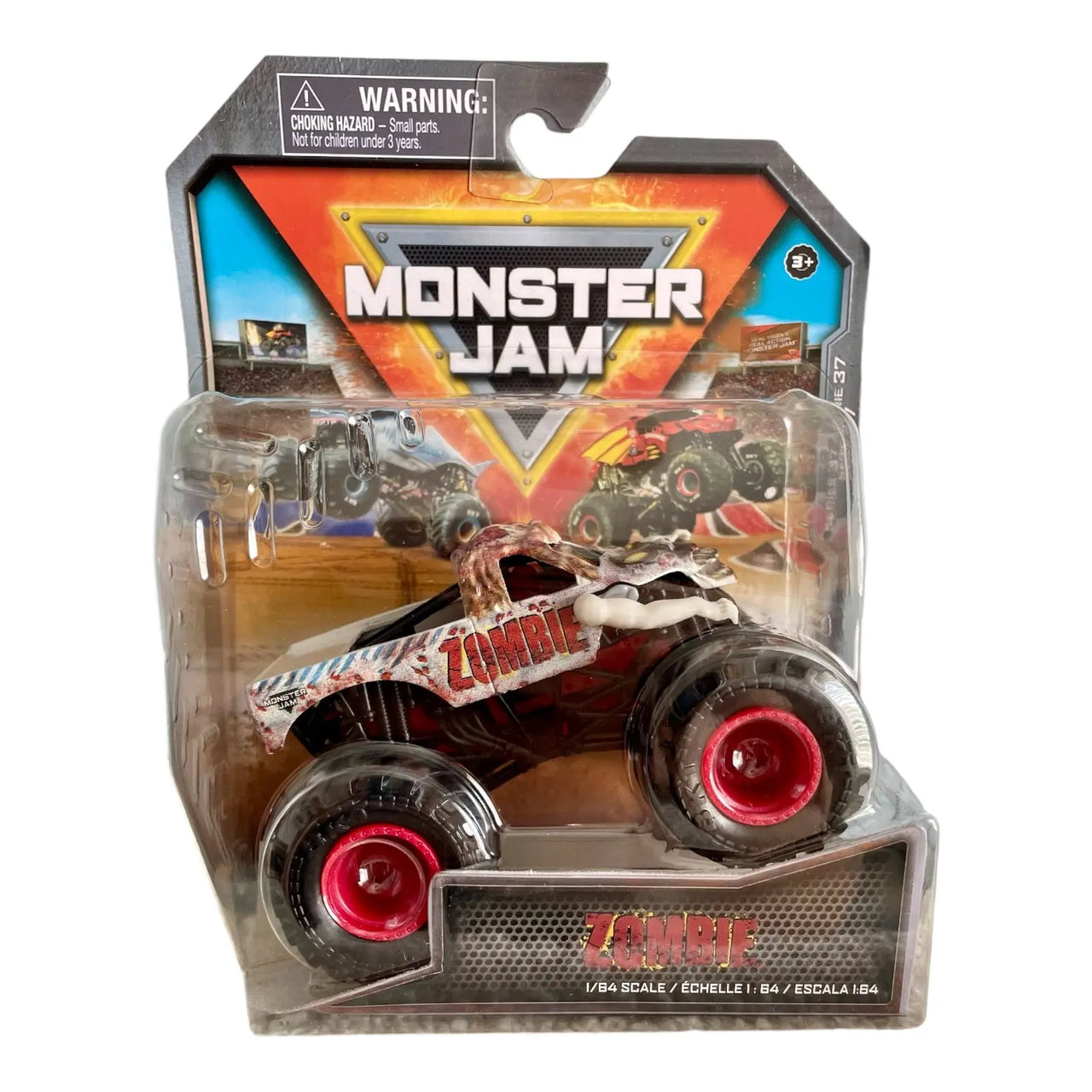 Monster Jam Die-Cast Vehicle 1:64 Scale - Series 37 - Zombie Monster Jam