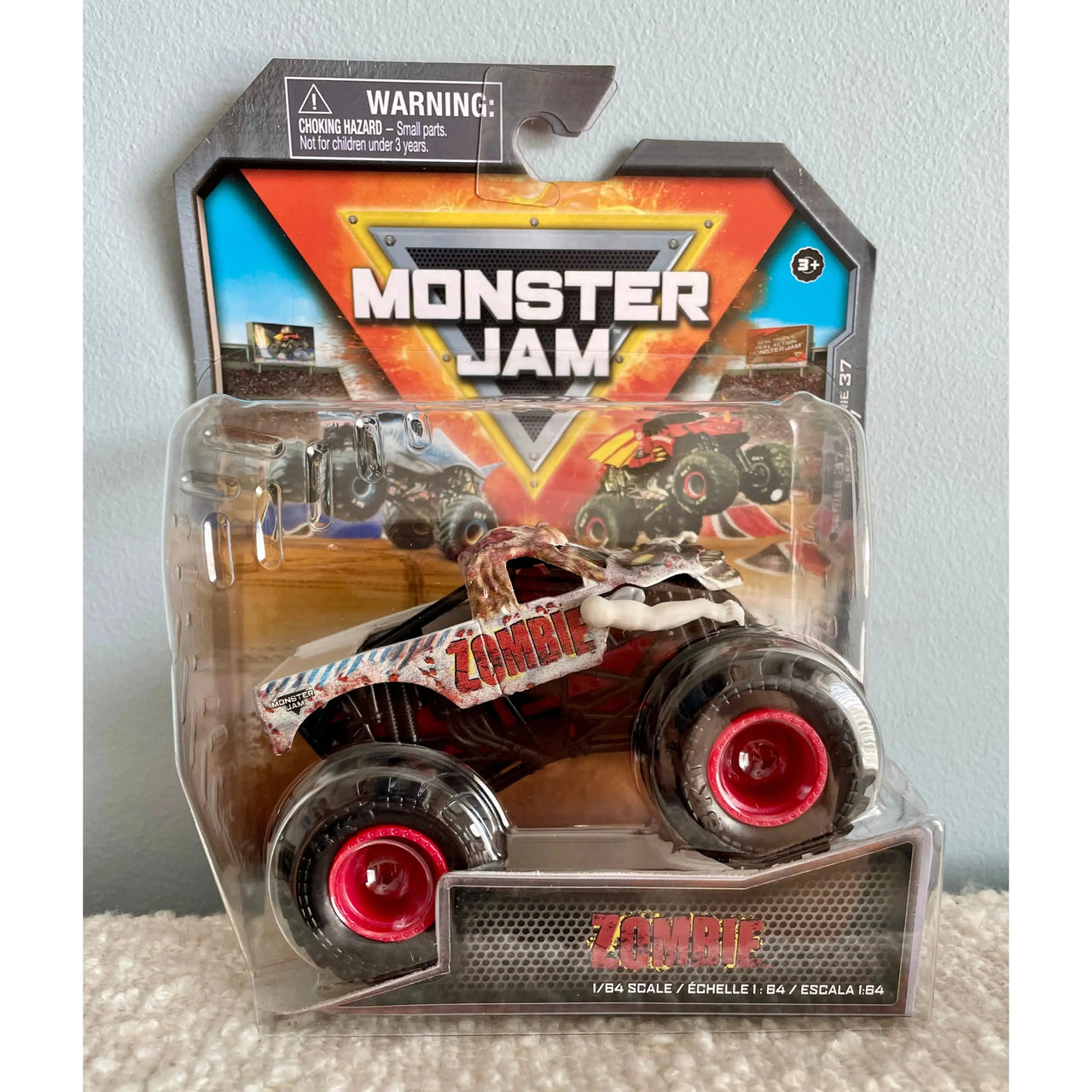 Monster Jam Die-Cast Vehicle 1:64 Scale - Series 37 - Zombie Monster Jam