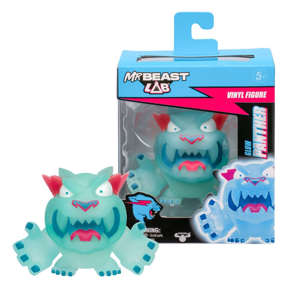 Mr. Beast Vinyl Figure Glow Panther 9 cm Moose Toys
