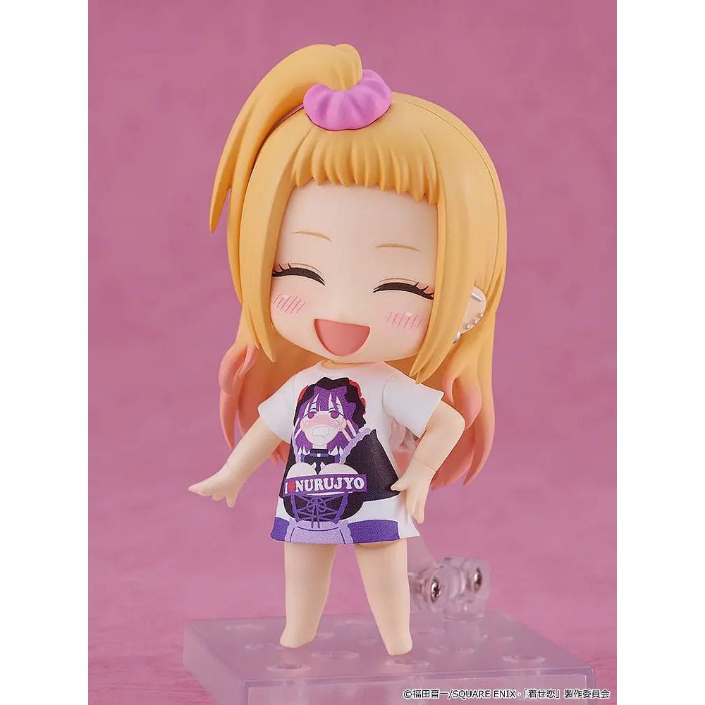 My Dress-Up Darling Nendoroid Action Figure Marin Kitagawa: Slippery Girls Full Graphic T-Shirt Ver. 10 cm Good Smile Company