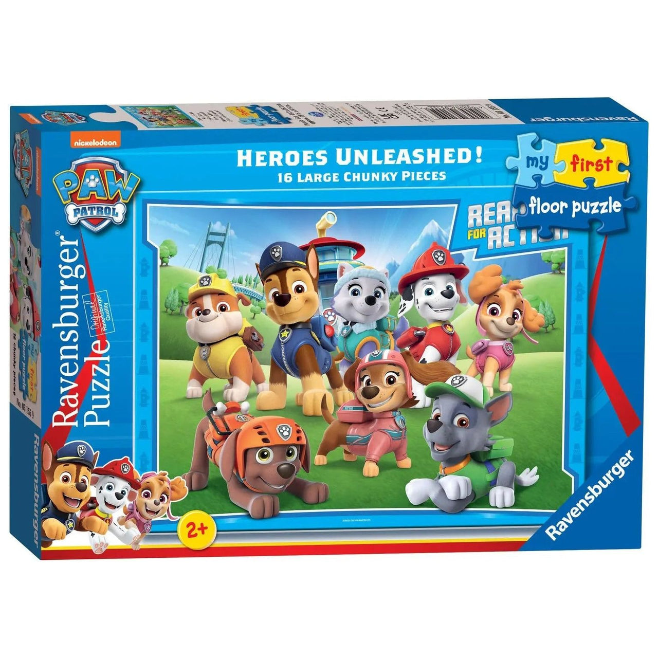 My First Puzzle Paw Patrol 16 Piece Floor Puzzle Ravensburger