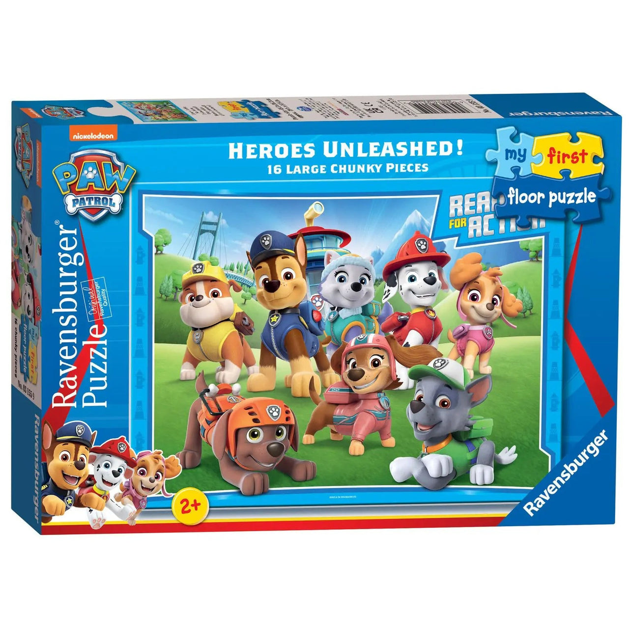 My First Puzzle Paw Patrol 16 Piece Floor Puzzle Ravensburger