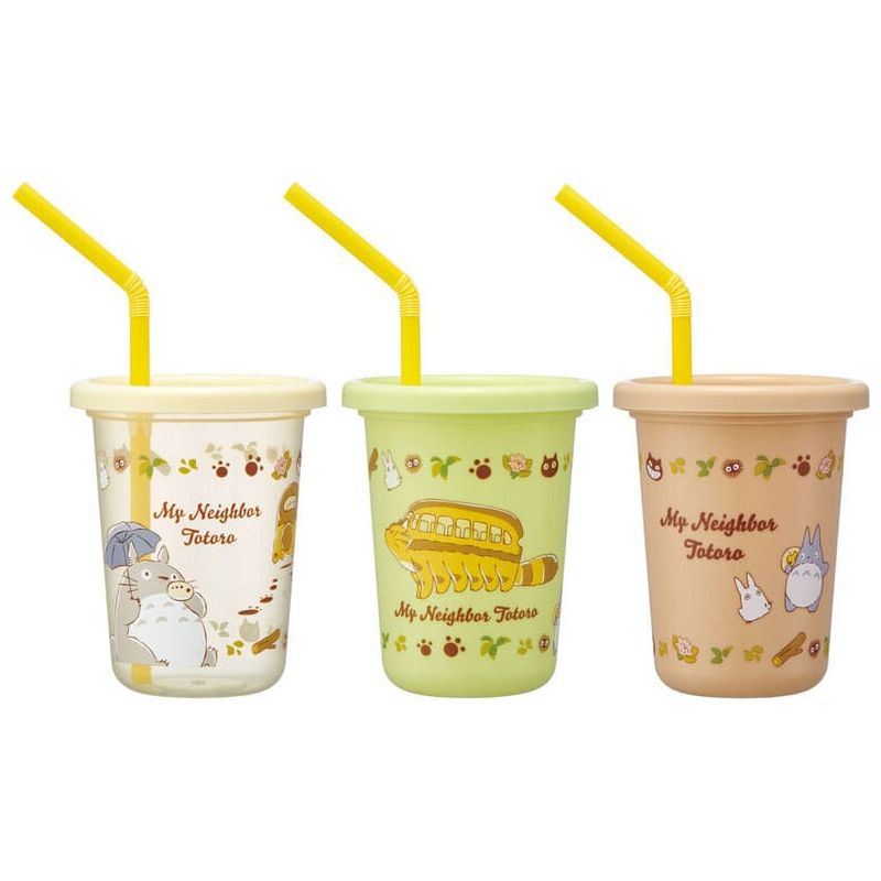 My Neighbor Totoro Cup & Straw Set 3 Pack Set 2 Skater