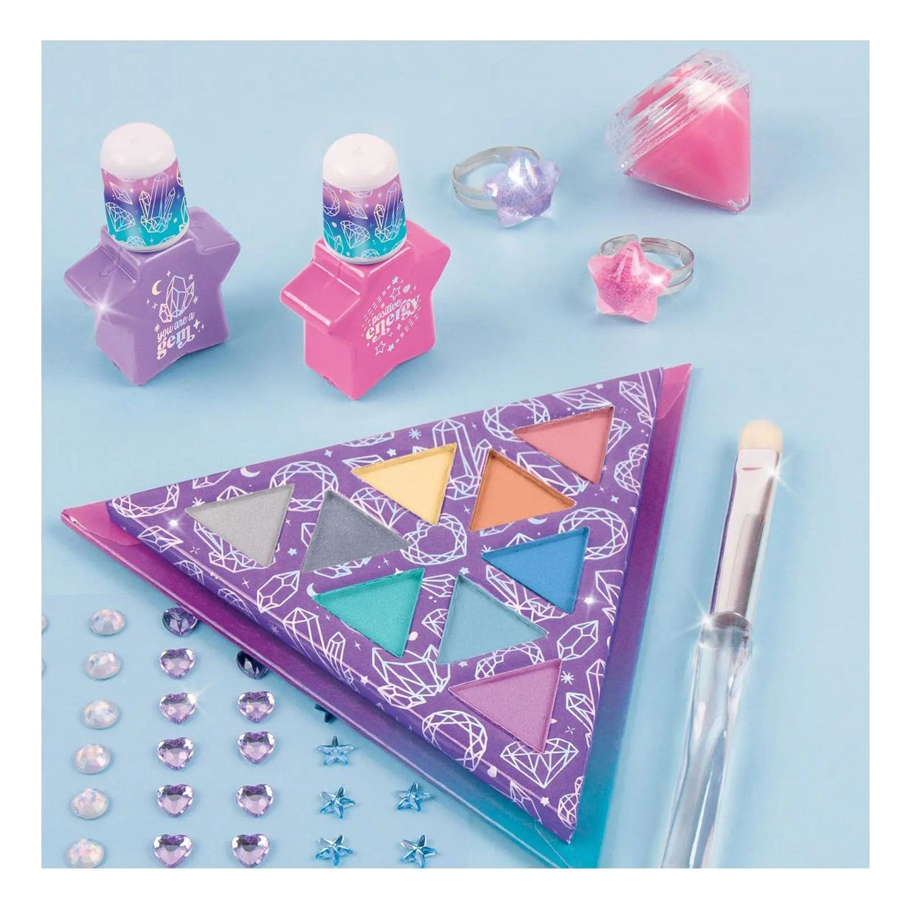 Mystic Crystal Makeup Set with Face Jewels Make It Real
