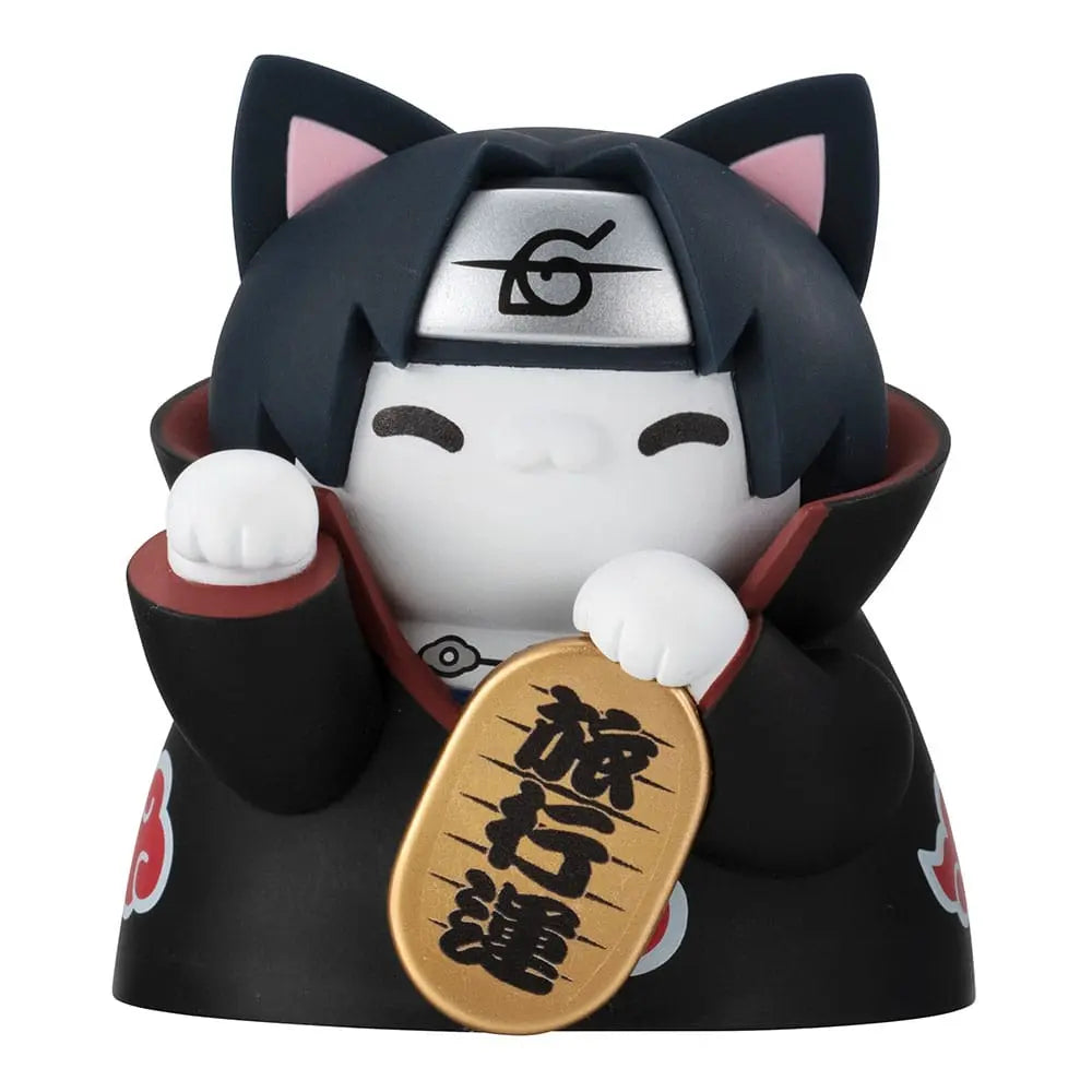 Naruto-Nyaruto! Mega Cat Project Nyaruto! Trading Figures Beckoning cat fortune one more time 7 cm Assortment 6 Pack MegaHouse