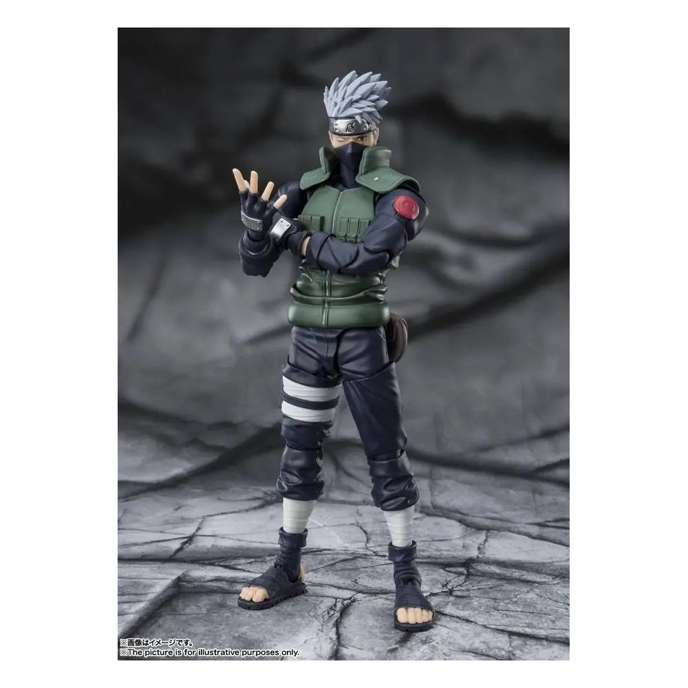 Naruto Shippuden S.H. Figuarts Action Figure Kakashi Hatake -The famed Sharingan Hero- 16 cm Tamashii Nations